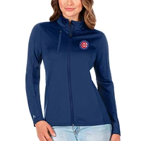 Veste zippée intégrale pour femme Antigua Royal Chicago Cubs Generation