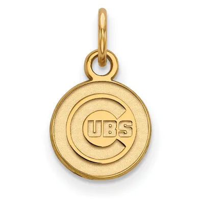 Chicago Cubs Women's 14k Yellow Gold Extra Small Pendant