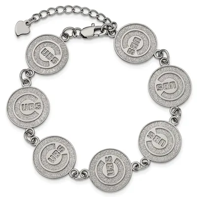 Chicago Cubs Women's Logo Bracelet with Extension