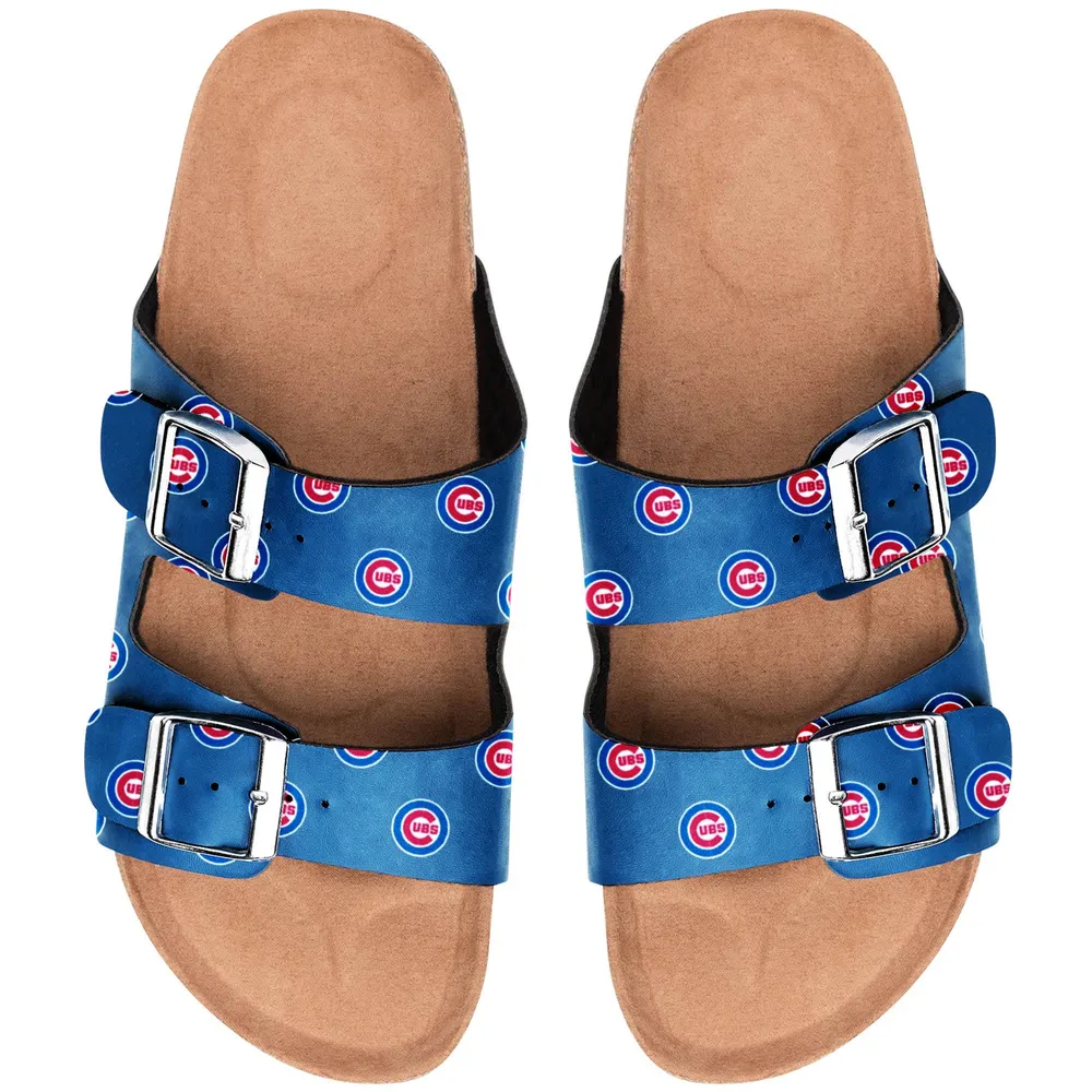 Lids Chicago Cubs Women's Mini Print Double Buckle Sandal