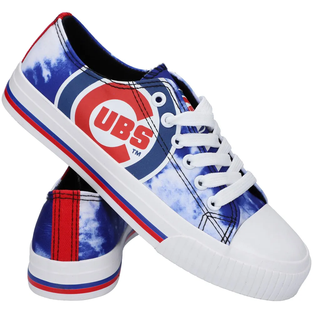 Lids Chicago Cubs Women's Tie-Dye Canvas Shoe