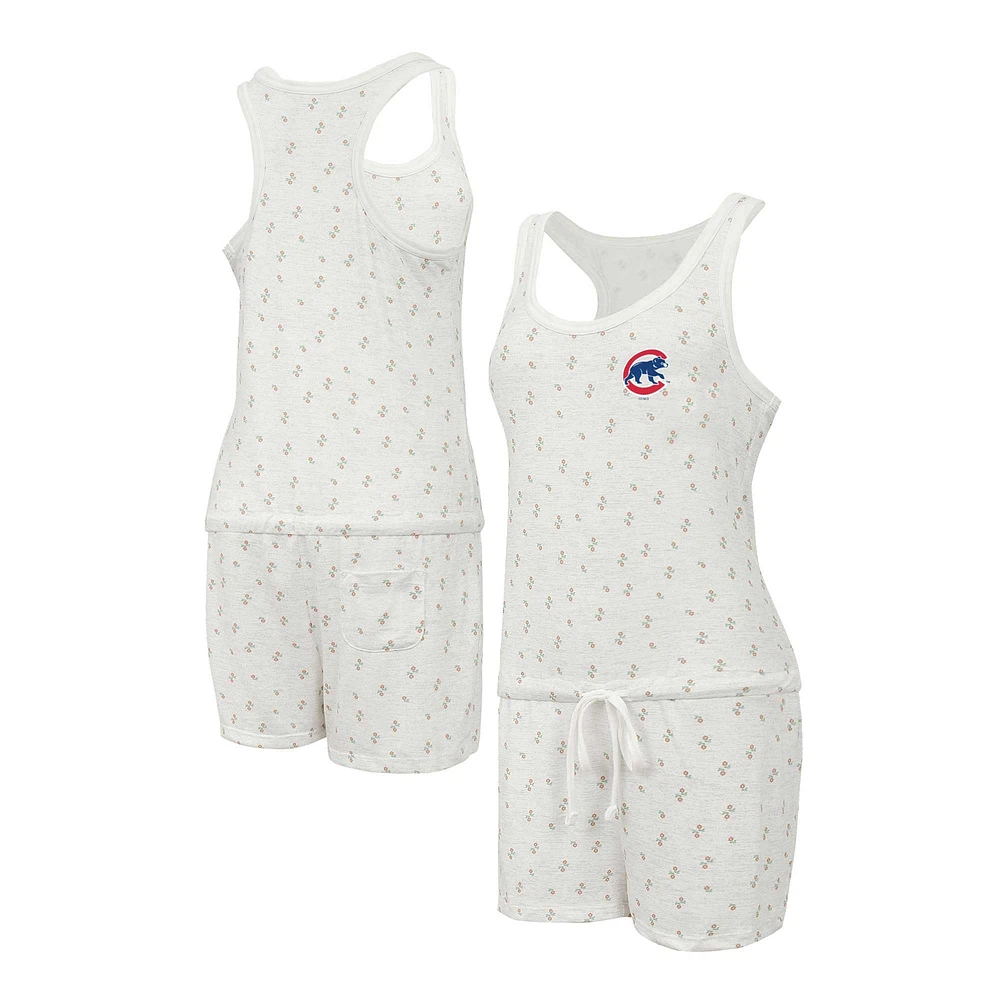 Women's Concepts Sport Cream Chicago Cubs Gardner Hacci Knit Romper