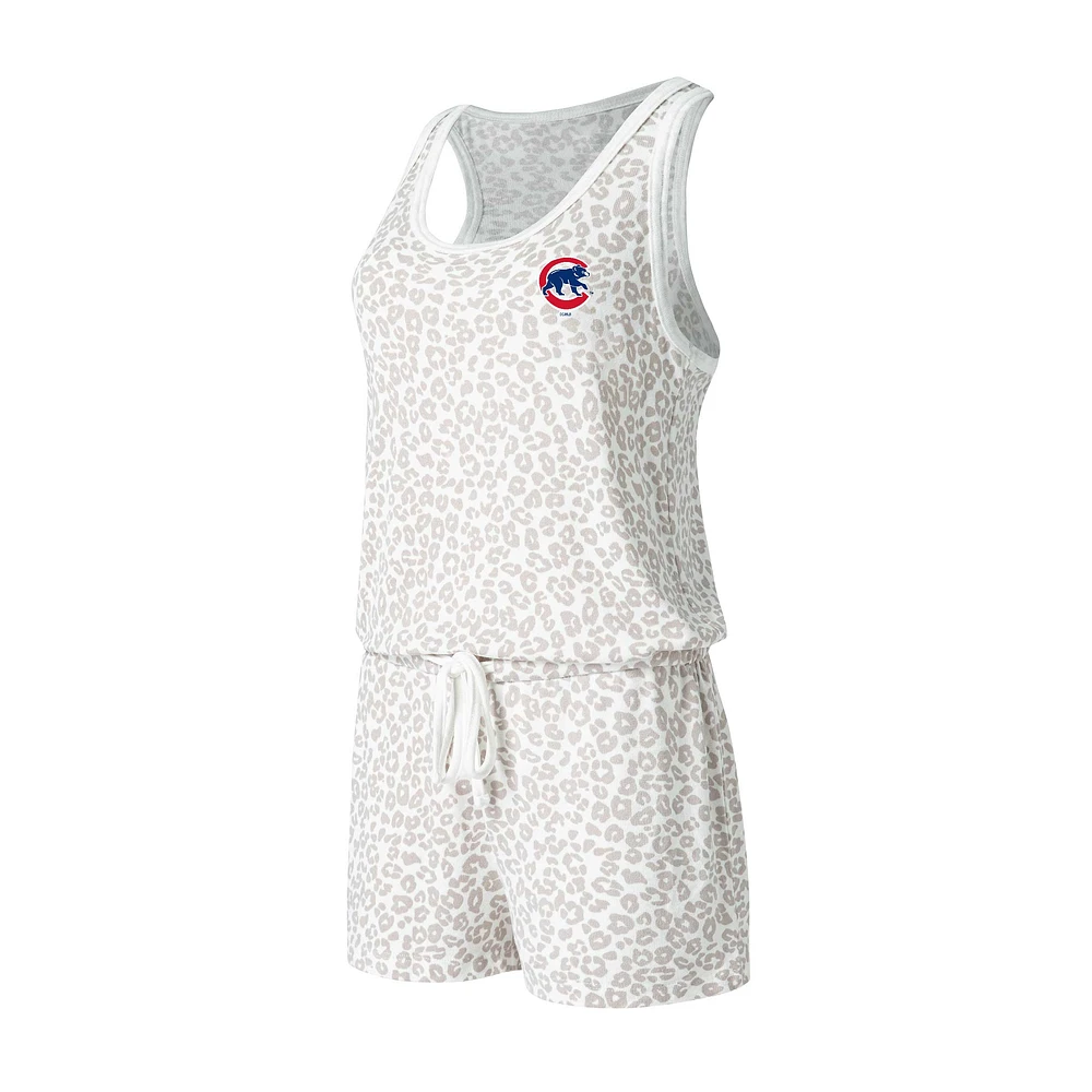 Combi-short en tricot Hacci Montana des Chicago Cubs de Concepts Sport pour femmes