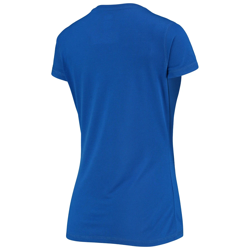 Ensemble de nuit avec t-shirt et pantalon pour femme Concepts Sport Royal/rouge Chicago Cubs Lodge