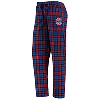 Ensemble de nuit avec t-shirt et pantalon pour femme Concepts Sport Royal/rouge Chicago Cubs Lodge