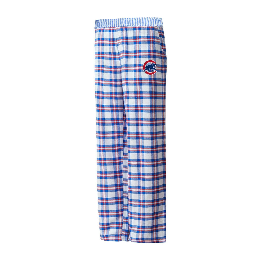 Women's Concepts Sport Royal/Red Chicago Cubs Sienna Flannel Sleep Pants