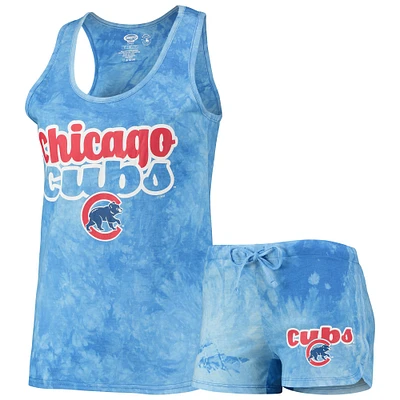 Concepts Sport Ensemble débardeur et short Billboard Royal Chicago Cubs pour femme