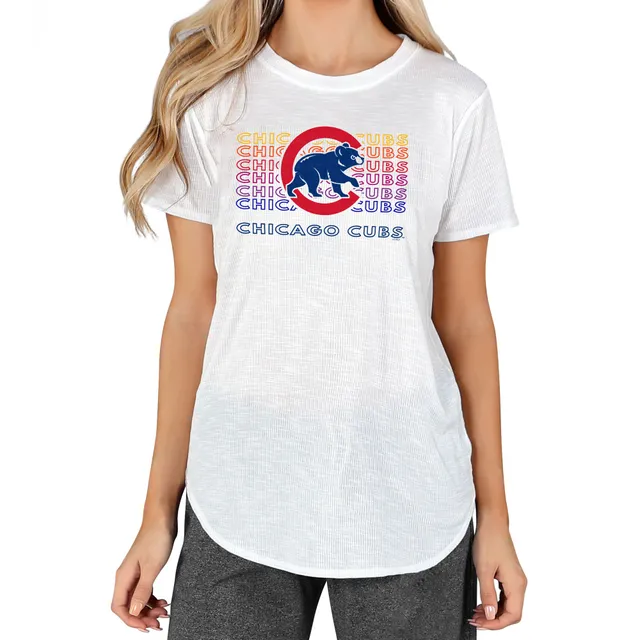 Women's Concepts Sport Royal Chicago Cubs Plus Size T-Shirt and