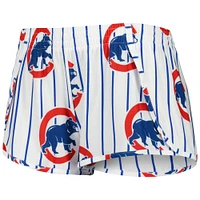 Women's Concepts Sport White Chicago Cubs Reel Allover Print Tank Top & Shorts Sleep Set