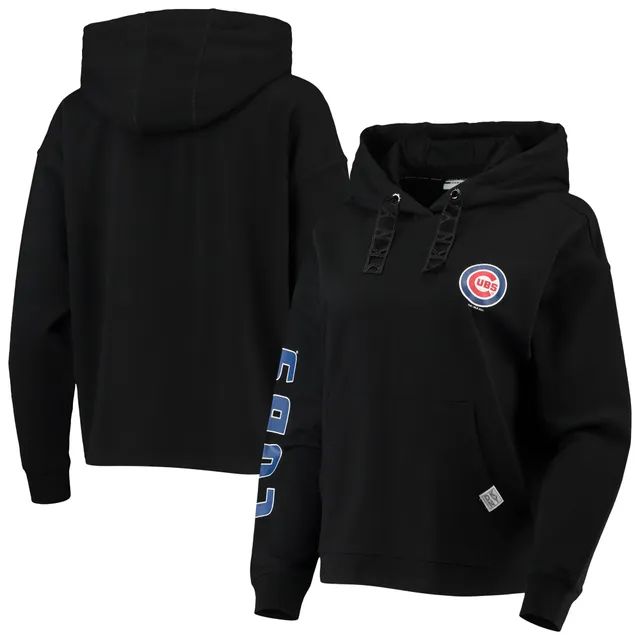 Women's Royal Chicago Cubs Plus Size Cloud Pullover Hoodie