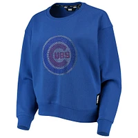 Sweat-shirt DKNY Sport Royal Chicago Cubs Carrie pour femmes