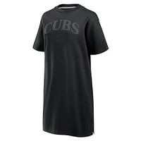 Women's Fanatics Black Chicago Cubs Elements Cotton Dress