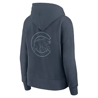 Sweat à capuche ton sur subtil pour femme Chicago Cubs Elements Future Ground de Fanatics Blue