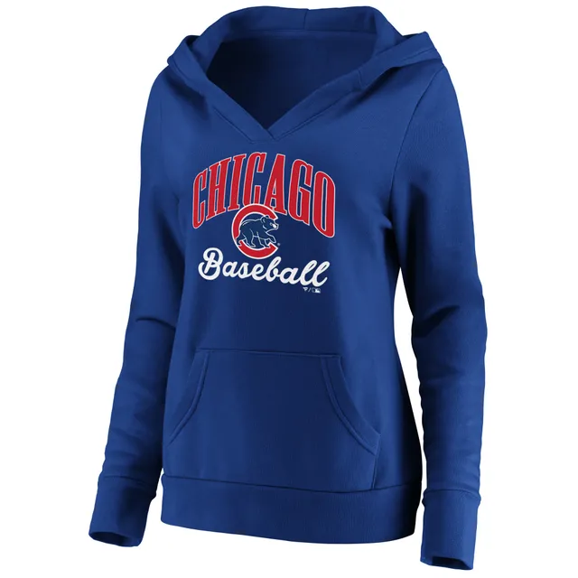 Chicago Cubs MLB Fanatics Pull Over Hoodie Sweatshirt Sz S