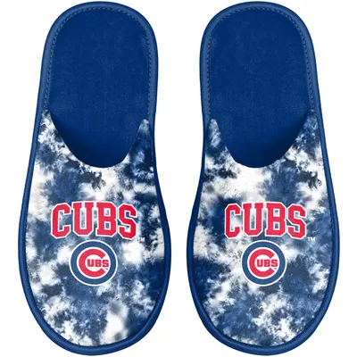 Chicago Cubs FOCO Women's Iconic Logo Scuff Slippers