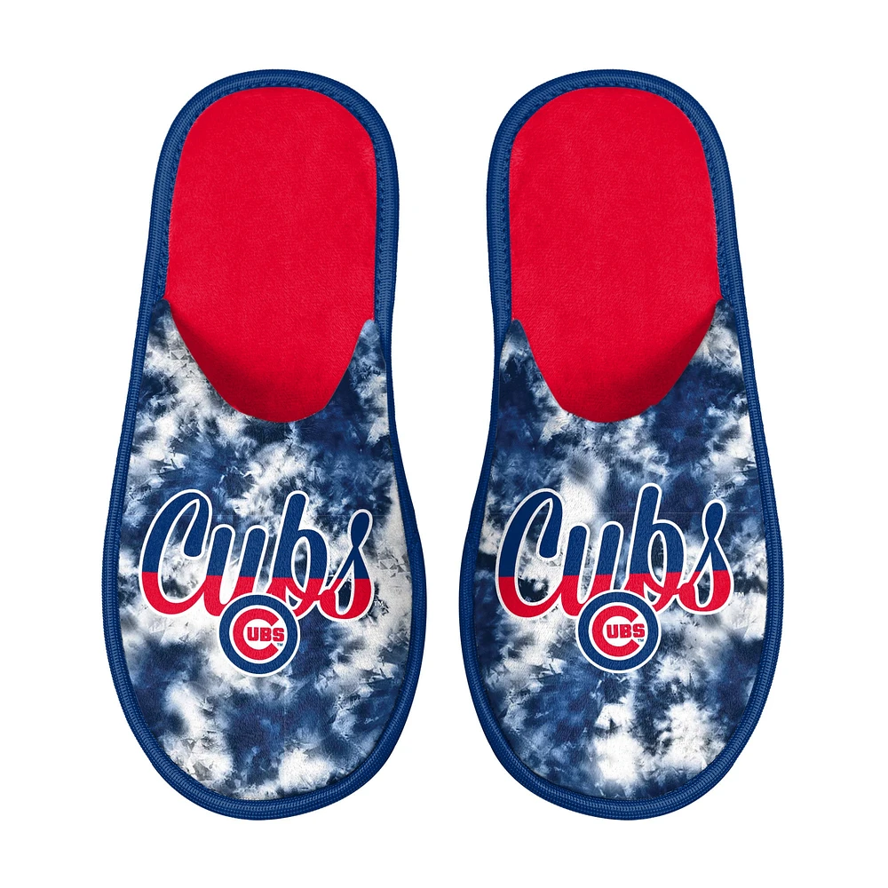 Chaussons FOCO Chicago Cubs Team Scuff pour femmes