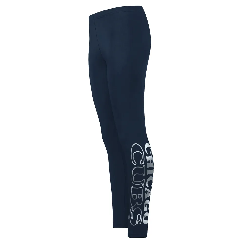 Maillot pour femme G-III 4Her by Carl Banks Navy Chicago Cubs Stadium - Legging