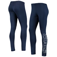 Women's G-III 4Her by Carl Banks Navy Chicago Cubs Stadium Lightweight Leggings