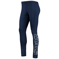 Women's G-III 4Her by Carl Banks Navy Chicago Cubs Stadium Lightweight Leggings