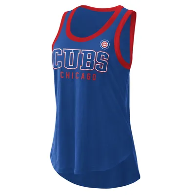 Chicago Cubs G-III 4Her by Carl Banks Women's Clubhouse Tank Top - Royal
