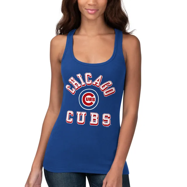 G-III 4Her by Carl Banks White Texas Rangers Tater Racerback Tank