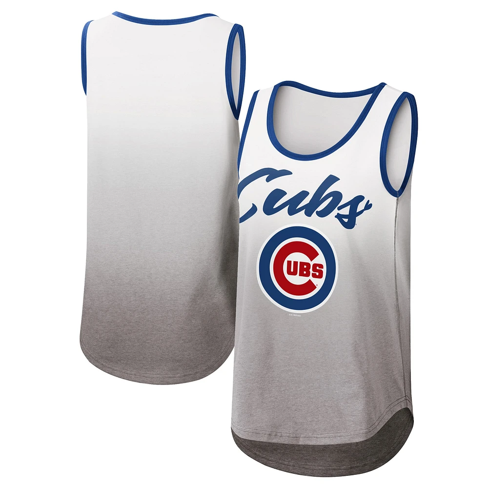 Débardeur pour femme G-III 4Her by Carl Banks blanc Chicago Cubs Logo Opening Day