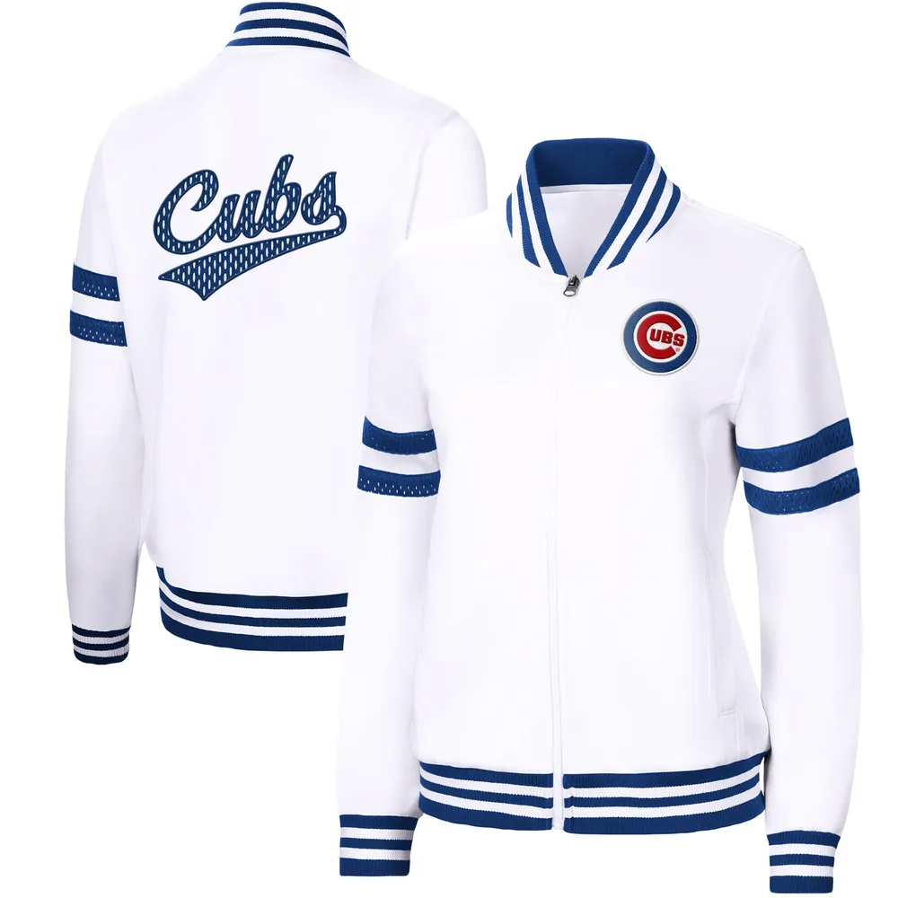 Women's G-III 4Her by Carl Banks White Chicago Cubs Pre-Game Full