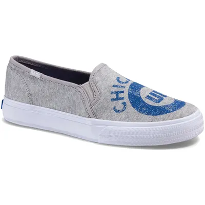 Chicago Cubs Keds Women's Double Decker Slip-On Sneakers