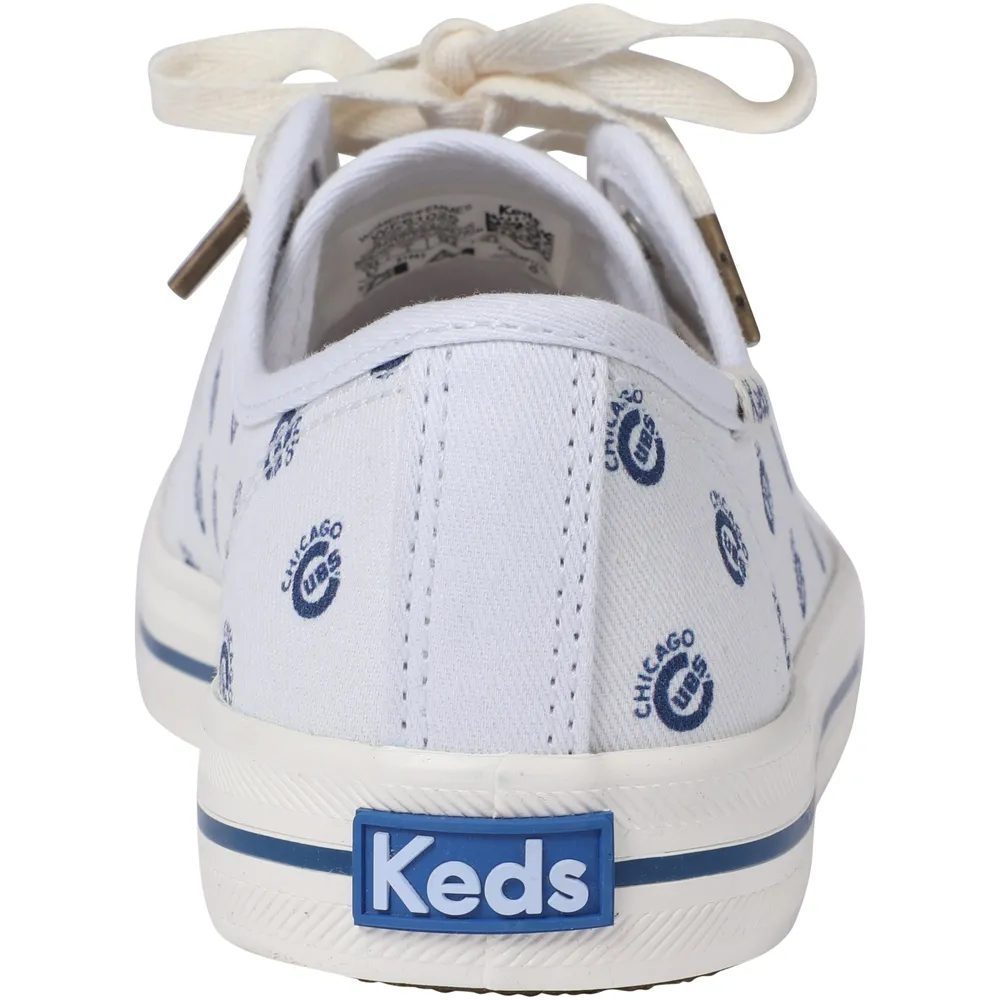 Baskets blanches Keds Chicago Cubs Kickstart Repeat Logo pour femmes