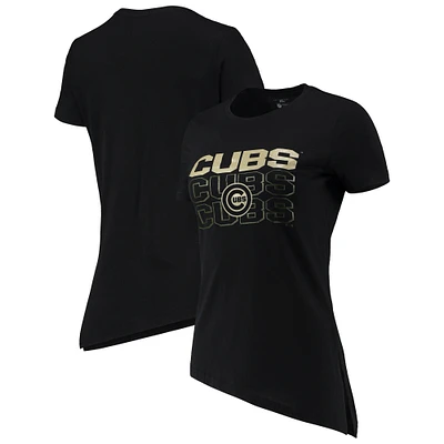 T-shirt asymétrique Levelwear Chicago Cubs Birch Delta pour femme