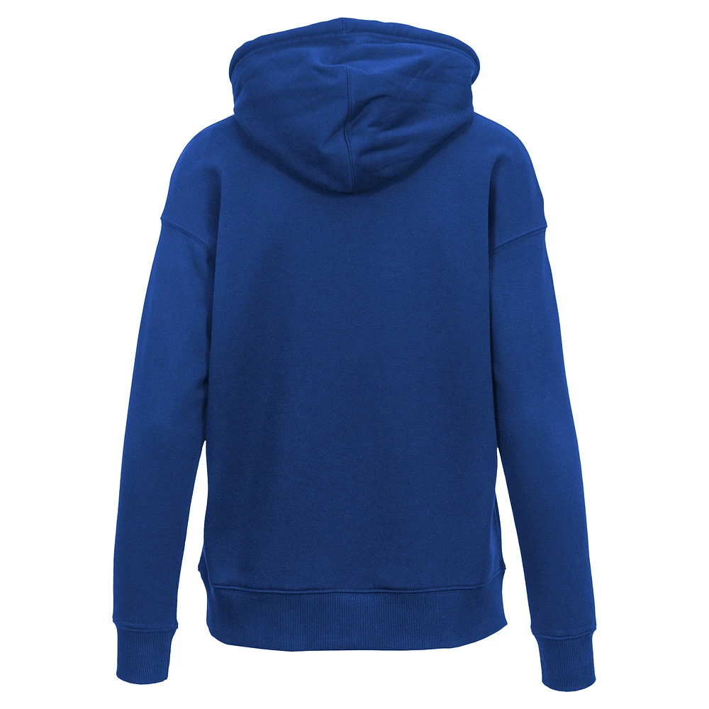 Women's Levelwear  Royal Chicago Cubs Adorn Retro Team 2.0 Pullover Hoodie