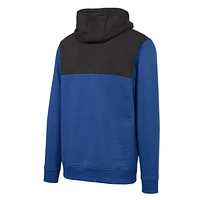Women's Levelwear Royal Chicago Cubs Cooperstown Collection Chicane Core Logo Quarter-Zip Pullover Hoodie