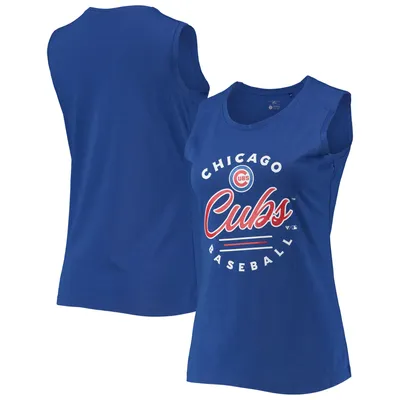 Chicago Cubs Levelwear Women's Macy Tank Top - Royal