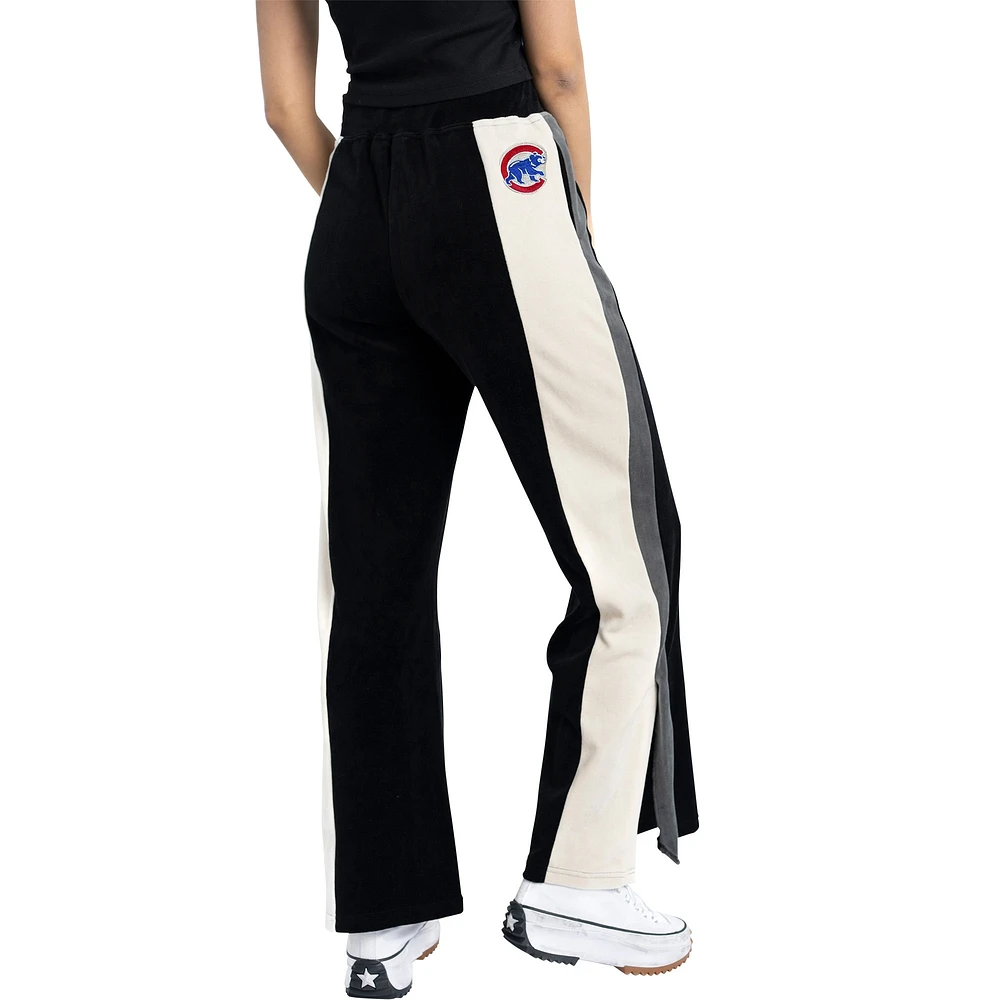 Pantalon Nova Lusso noir des Chicago Cubs pour femmes