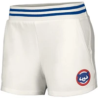 Short Maeg Tri-Blend Pocket des Chicago Cubs Lusso White pour femme