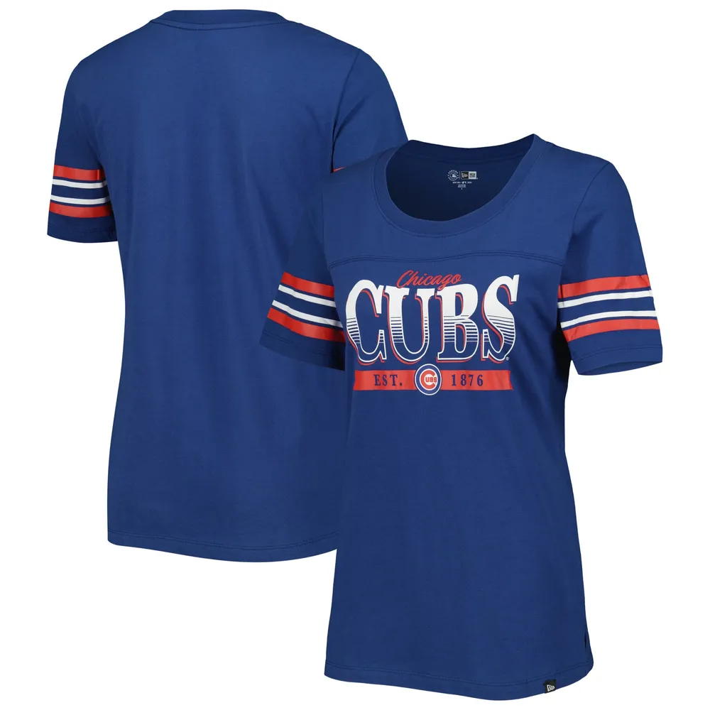 Lids Chicago Cubs New Era Women's Baby Jersey Cropped Long Sleeve T-Shirt -  Royal