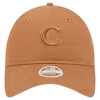 Women's New Era Brown Chicago Cubs Color Pack 9TWENTY Adjustable Hat