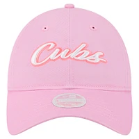 Women's New Era Pink Chicago Cubs Mother's Day 9TWENTY Adjustable Hat