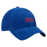 Women's New Era Royal Chicago Cubs Corduroy 9TWENTY Adjustable Hat