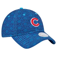 Women's New Era Royal Chicago Cubs Don't Worry 9TWENTY Adjustable Hat