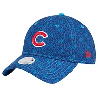 Women's New Era Royal Chicago Cubs Don't Worry 9TWENTY Adjustable Hat