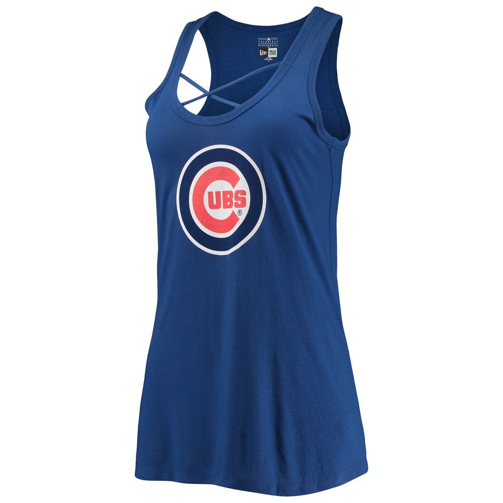 Chicago Cubs Women's Royal Logo Tank-Top