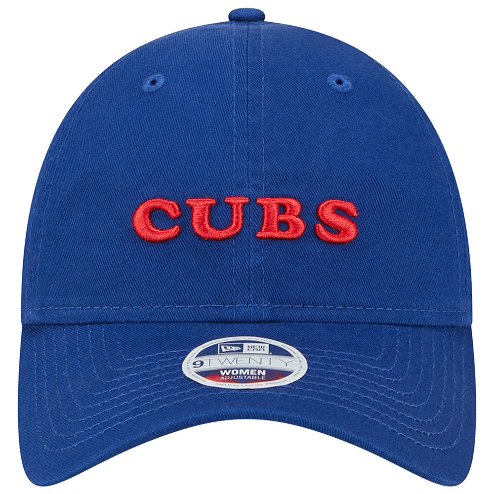 Casquette réglable New Era Chicago Cubs Shoutout 9TWENTY pour femme