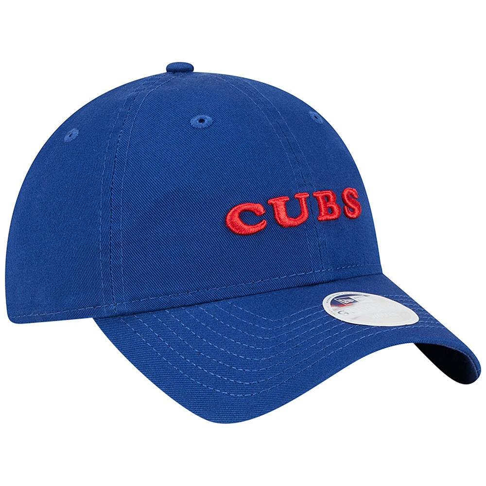 Casquette réglable New Era Chicago Cubs Shoutout 9TWENTY pour femme