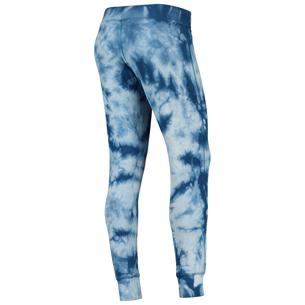 Women's New Era Royal Chicago Cubs Tie-Dye Jogger Pants