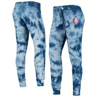 Women's New Era Royal Chicago Cubs Tie-Dye Jogger Pants