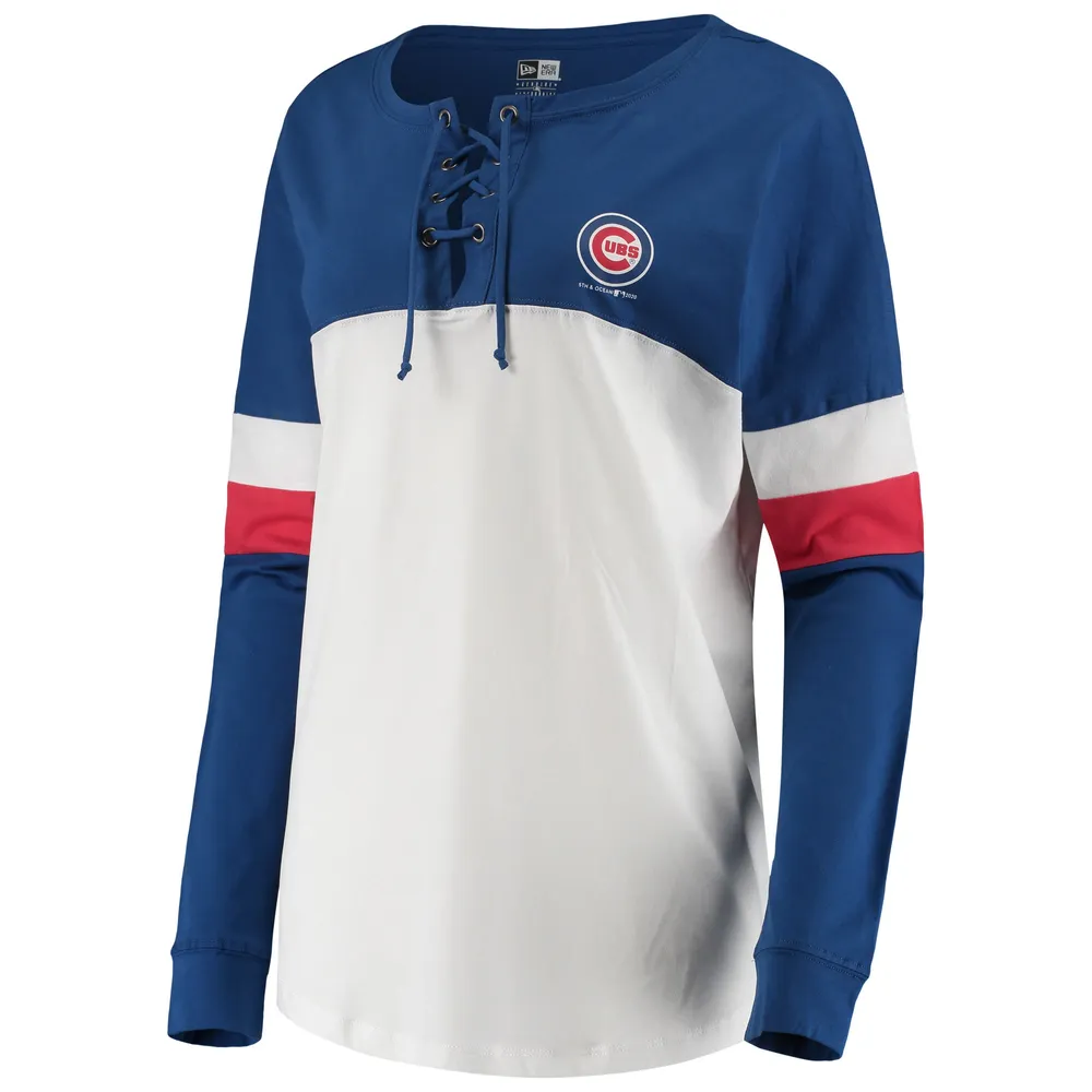 Official Chicago Cubs Long-Sleeved Tees, Cubs Raglan, Long-Sleeve T-Shirts