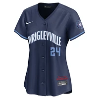 Maillot de joueur Nike Cody Bellinger pour femmes, bleu marine, Chicago Cubs City Connect Limited