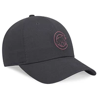 Casquette réglable Nike Graphite Chicago Cubs Desert Berry Club pour femme