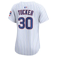 Maillot de joueur à domicile Nike Kyle Tucker blanc Chicago Cubs pour femme